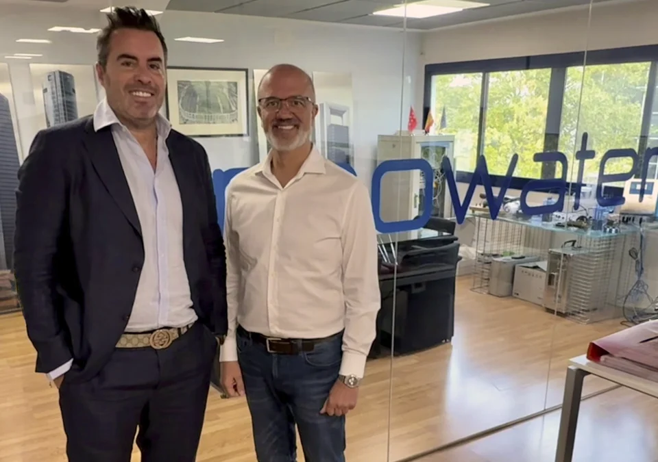 Israel Ruiz (Partner) et Carlos Alfonso Sánchez, nouveau CCO chez Innowater
